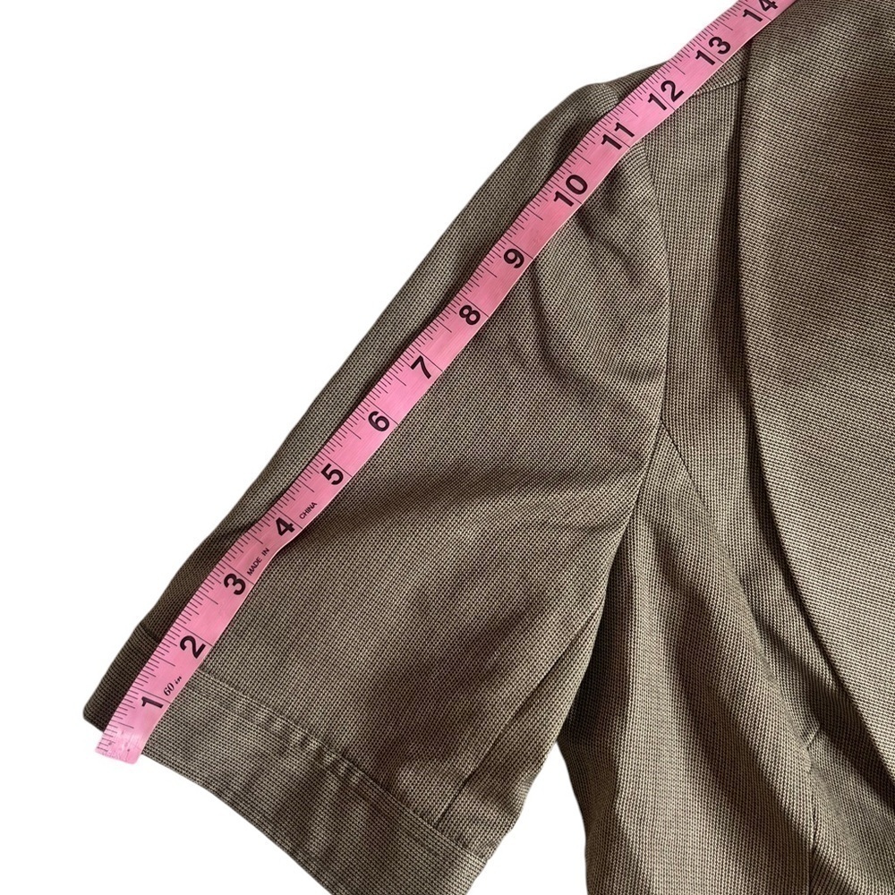 NWT Limited jacket with side tie brown/tan size xsmall . - Picture 9 of 10